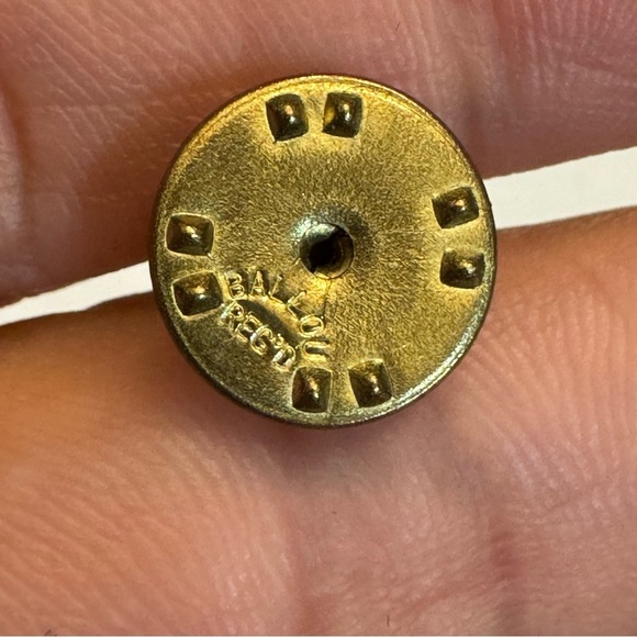 Vintage Gold Tone Guard Dog Pin Button - Picture 5 of 8